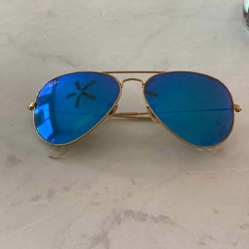 Blue Tint Aviator Ray-Bans